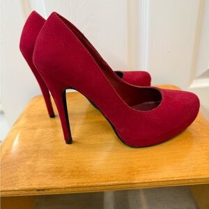 Elegant Red High Heels